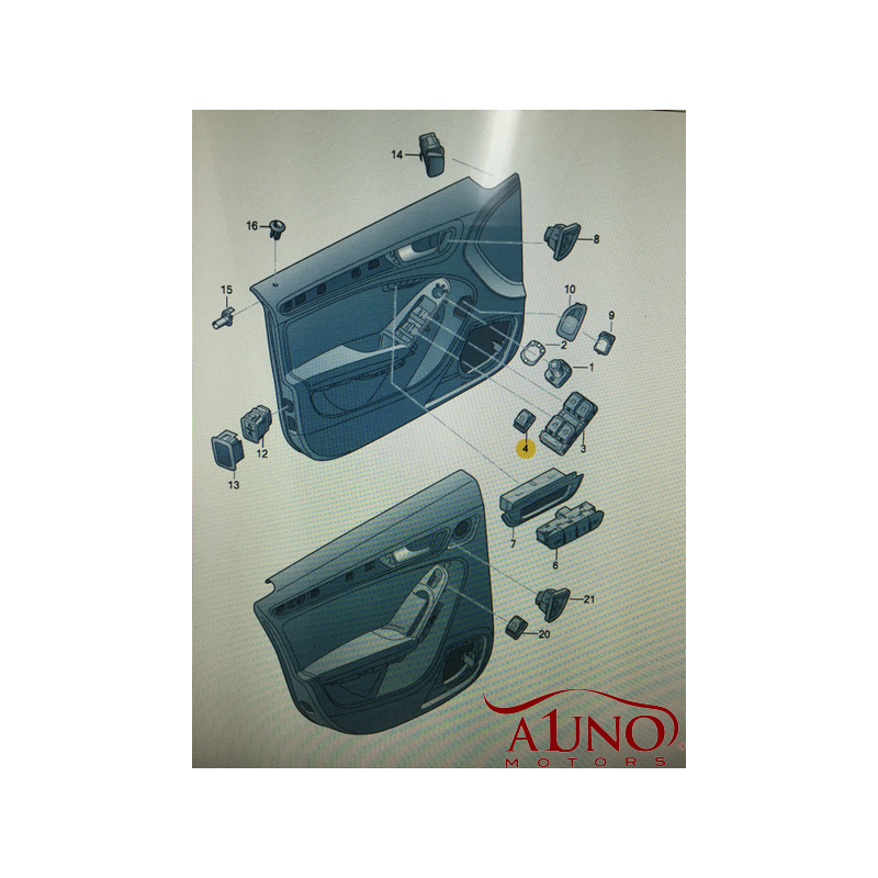 switch vidrios Audi A4 3