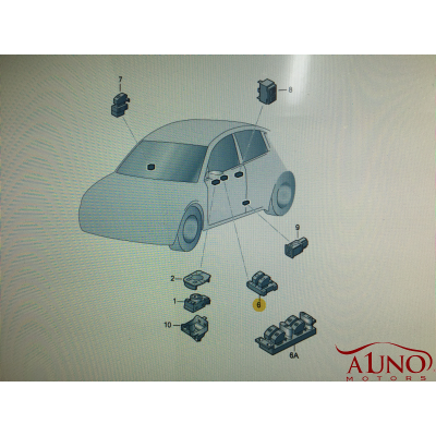 switch vidrios Audi A3 1